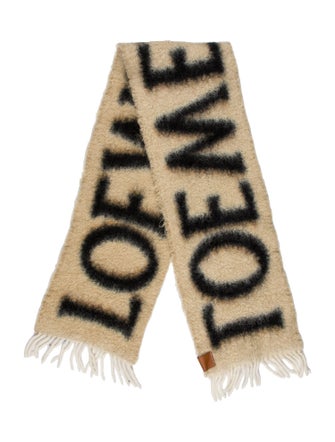 Loewe Wool Striped Scarf