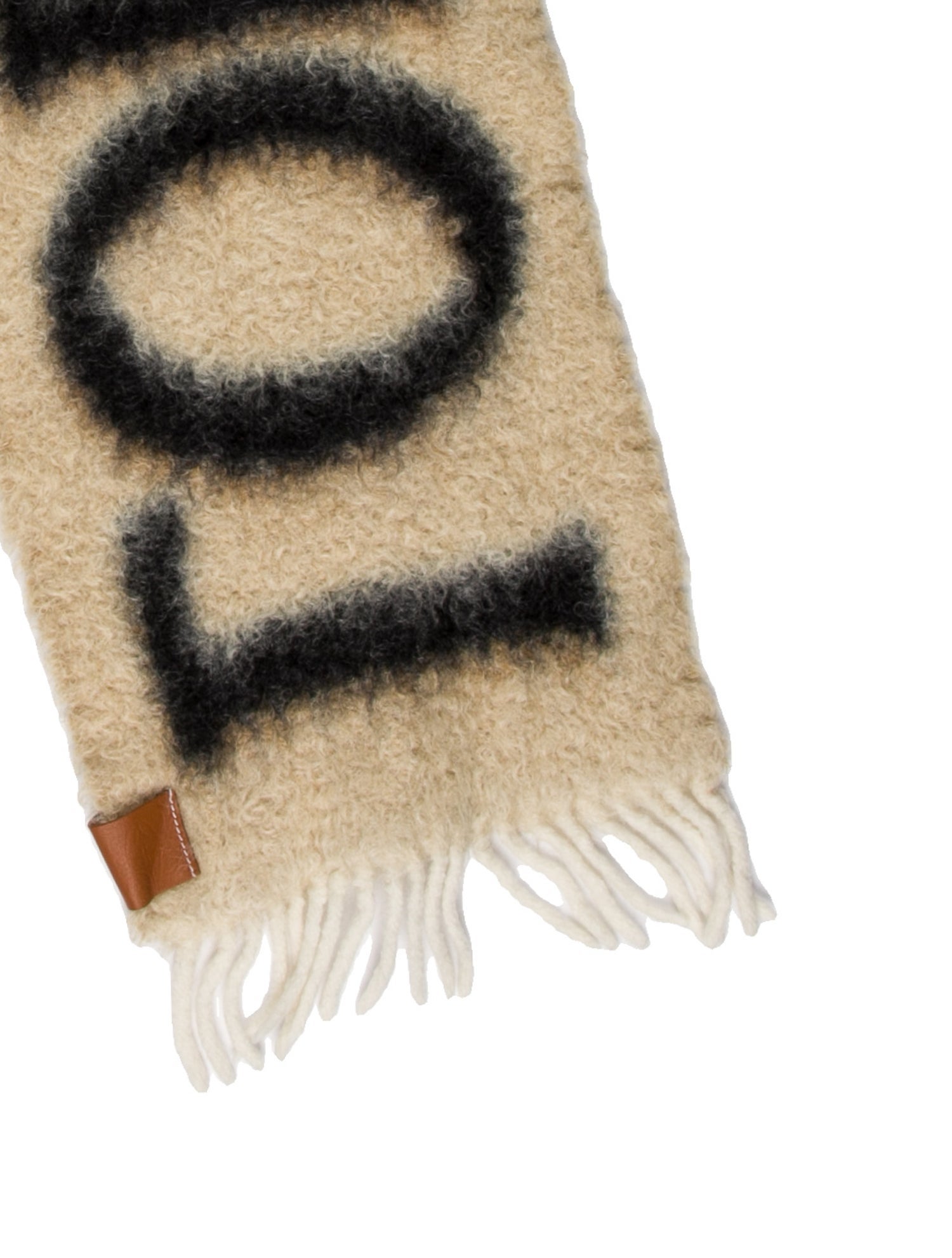 Loewe Wool Striped Scarf