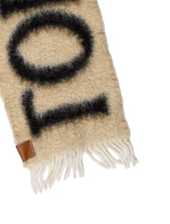 Loewe Wool Striped Scarf