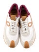 Loewe Suede Colorblock Pattern Sneakers