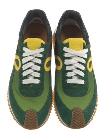 Loewe Suede Printed Sneakers