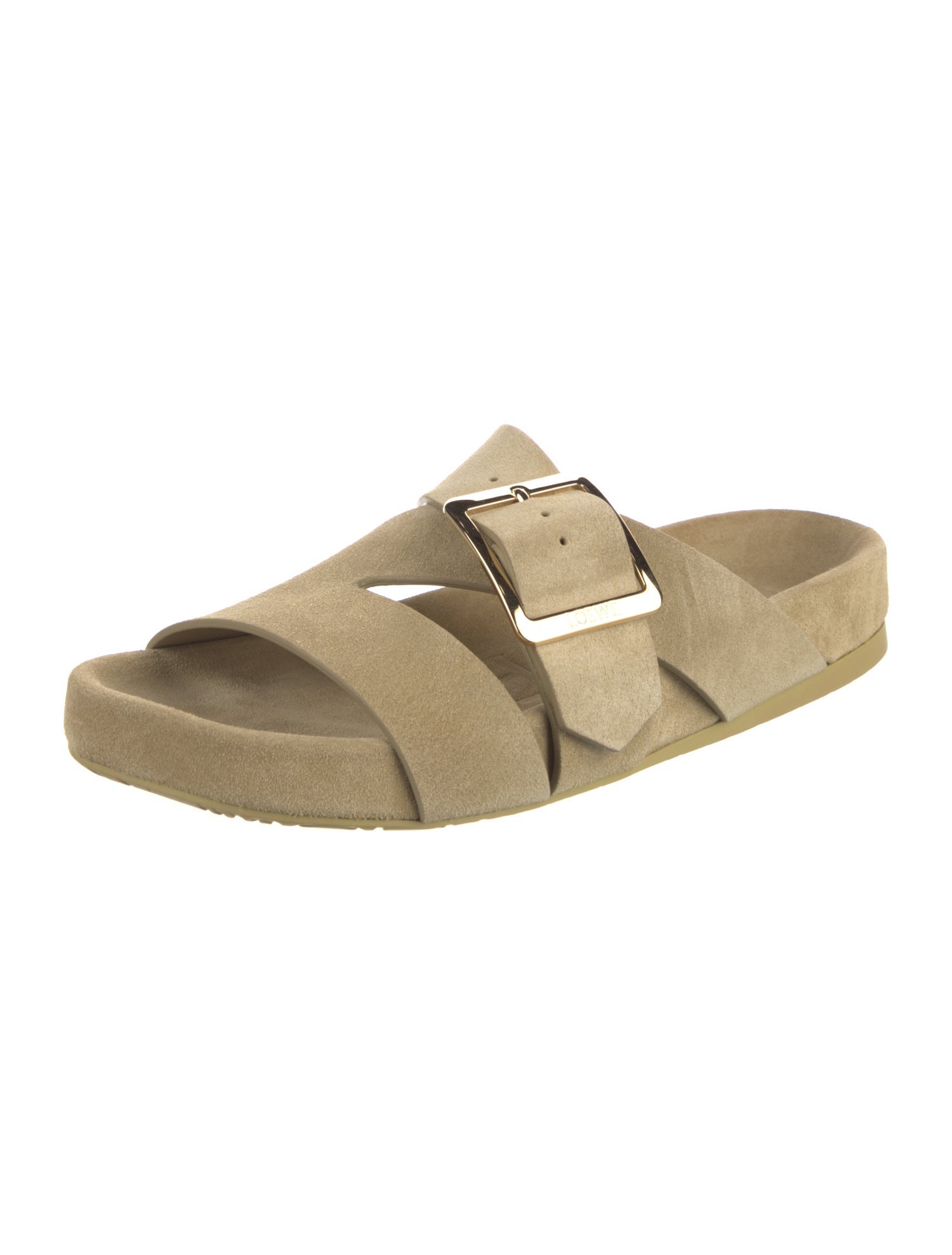 Loewe Suede Slides