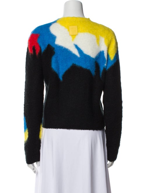 Loewe Intarsia Print Mohair Sweater