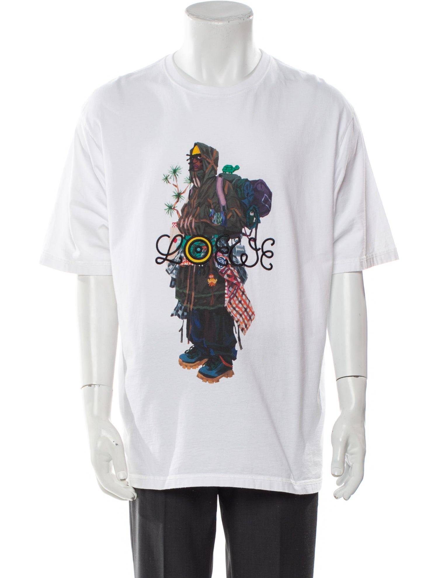 Loewe Graphic Print Crew Neck T-Shirt