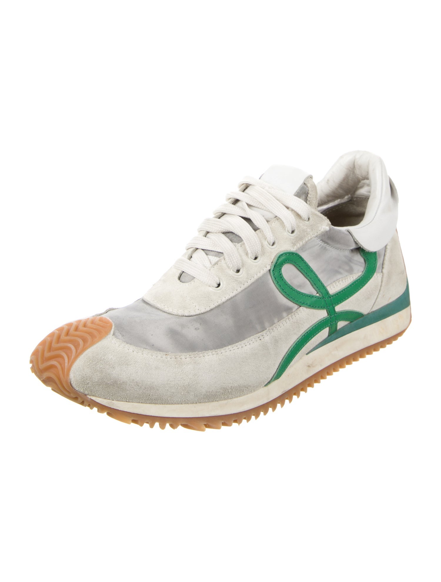 Loewe Suede Printed Sneakers