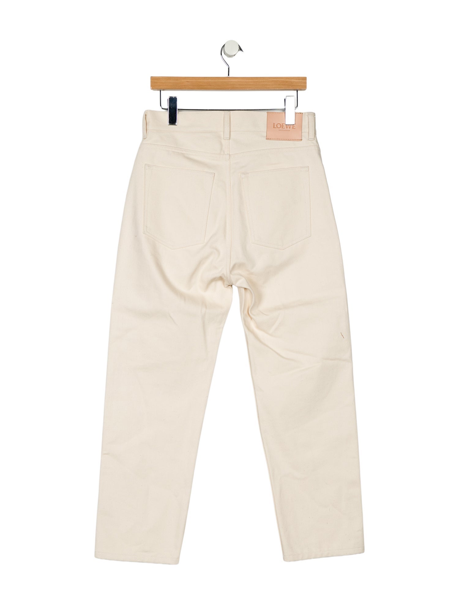 Loewe High-Rise Straight Leg Jeans
