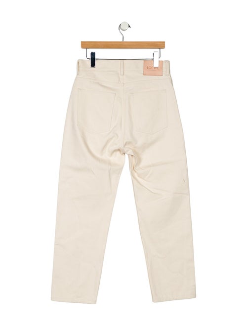 Loewe High-Rise Straight Leg Jeans