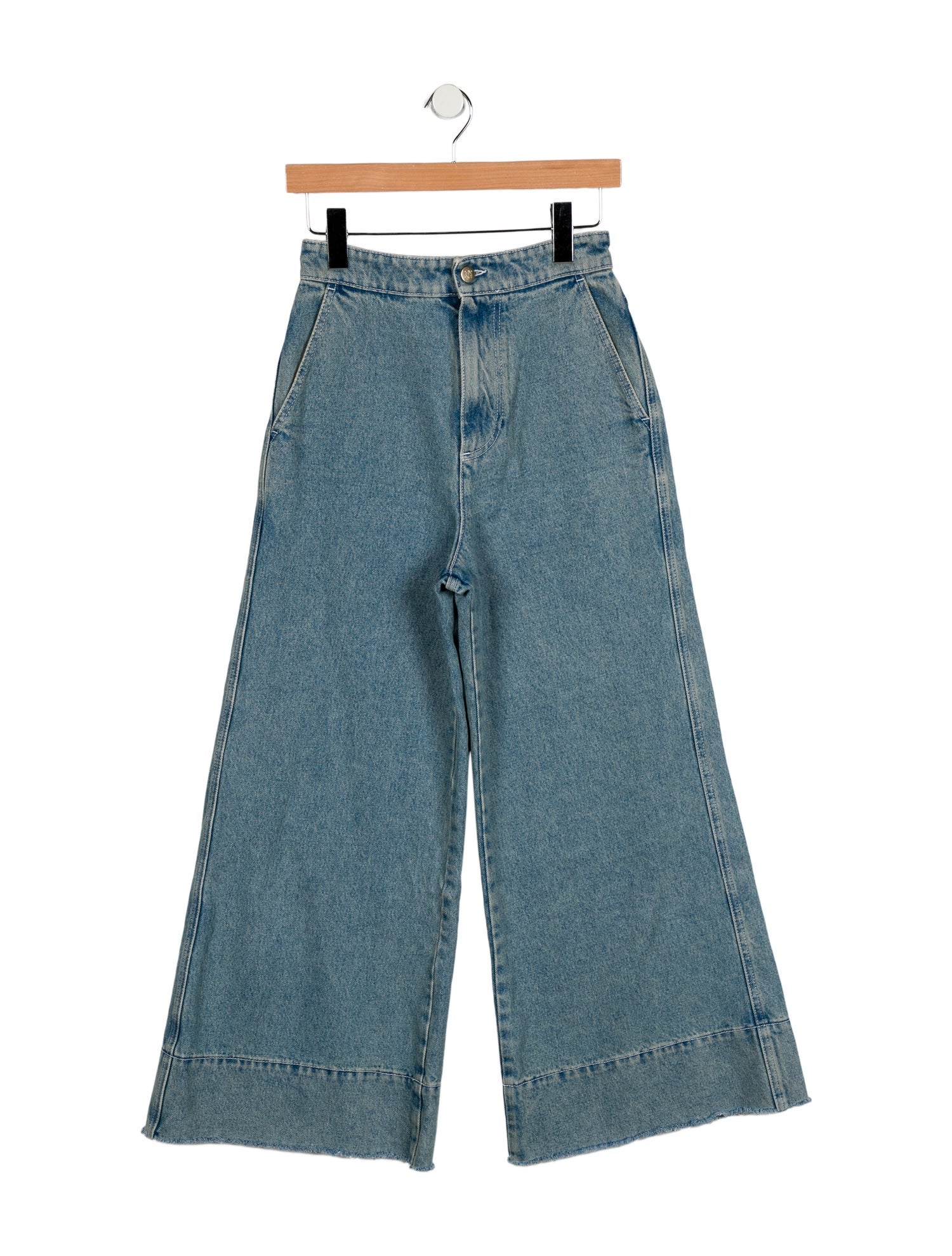 Loewe High-Rise Wide Leg Jeans