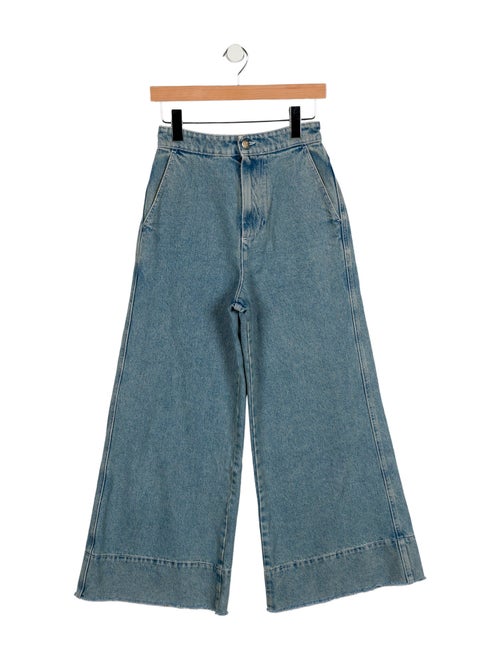 Loewe High-Rise Wide Leg Jeans
