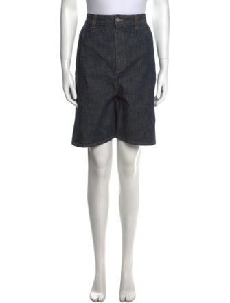 Loewe Denim Knee-Length Shorts
