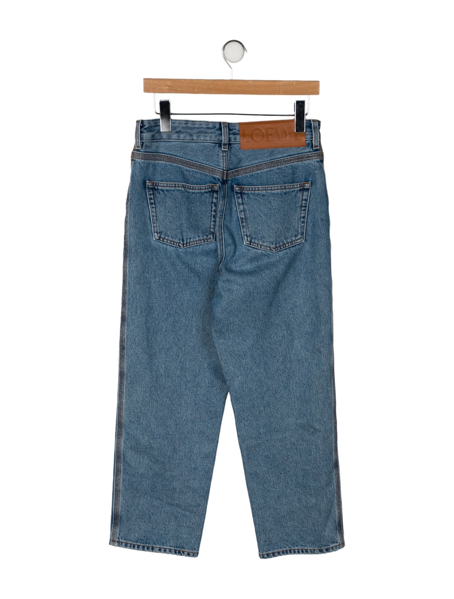 Loewe High-Rise Straight Leg Jeans