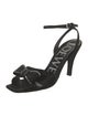Loewe Satin Bow Accents Slingback Sandals