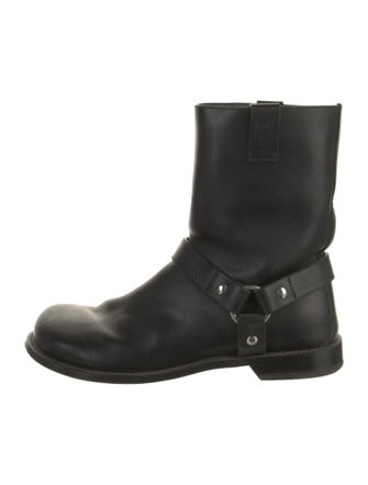 Loewe Leather Moto Boots