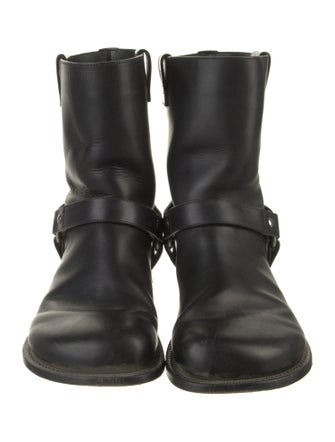 Loewe Leather Moto Boots
