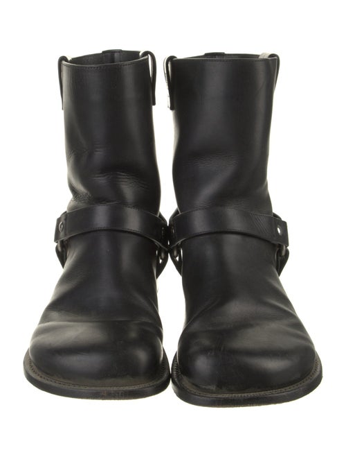 Loewe Leather Moto Boots