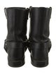 Loewe Leather Moto Boots