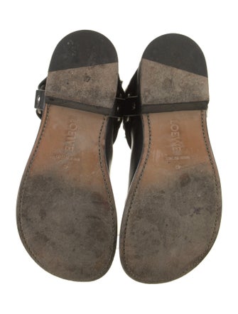 Loewe Leather Moto Boots