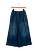 Loewe Cropped Anagram Wide Leg Jeans