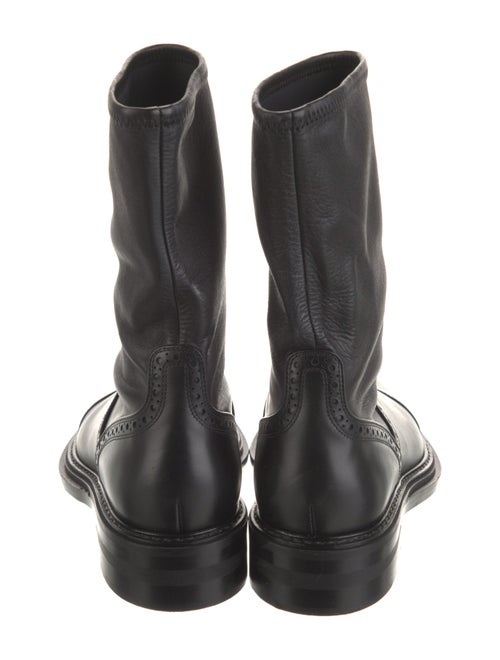 Loewe Leather Lasercut Accents Moto Boots
