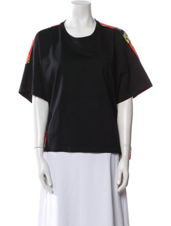 Loewe Floral Print Crew Neck T-Shirt