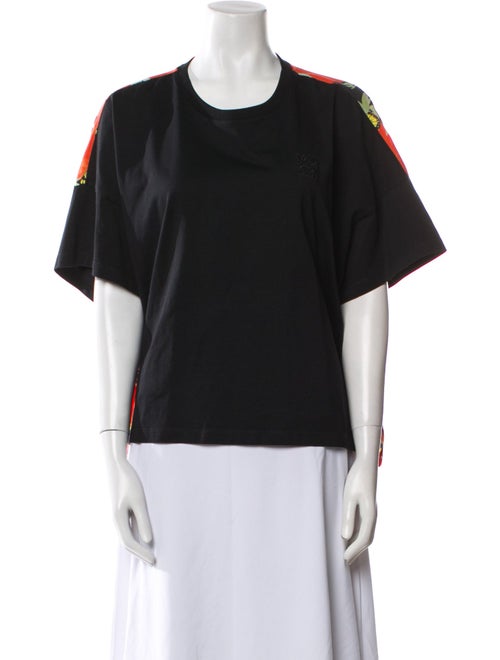Loewe Floral Print Crew Neck T-Shirt