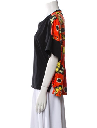 Loewe Floral Print Crew Neck T-Shirt