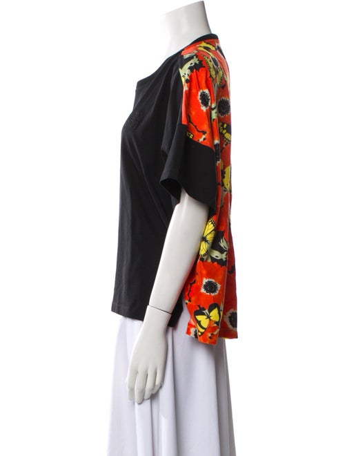 Loewe Floral Print Crew Neck T-Shirt