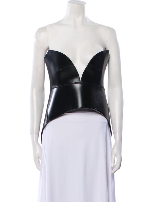 Loewe Calfskin Strapless Crop Top