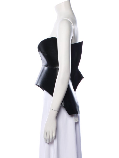 Loewe Calfskin Strapless Crop Top