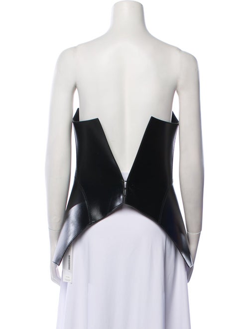 Loewe Calfskin Strapless Crop Top