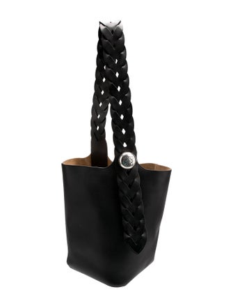 Loewe Leather Pebble bucket Large