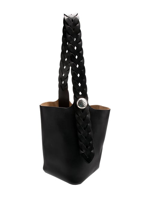 Loewe Leather Pebble bucket Large