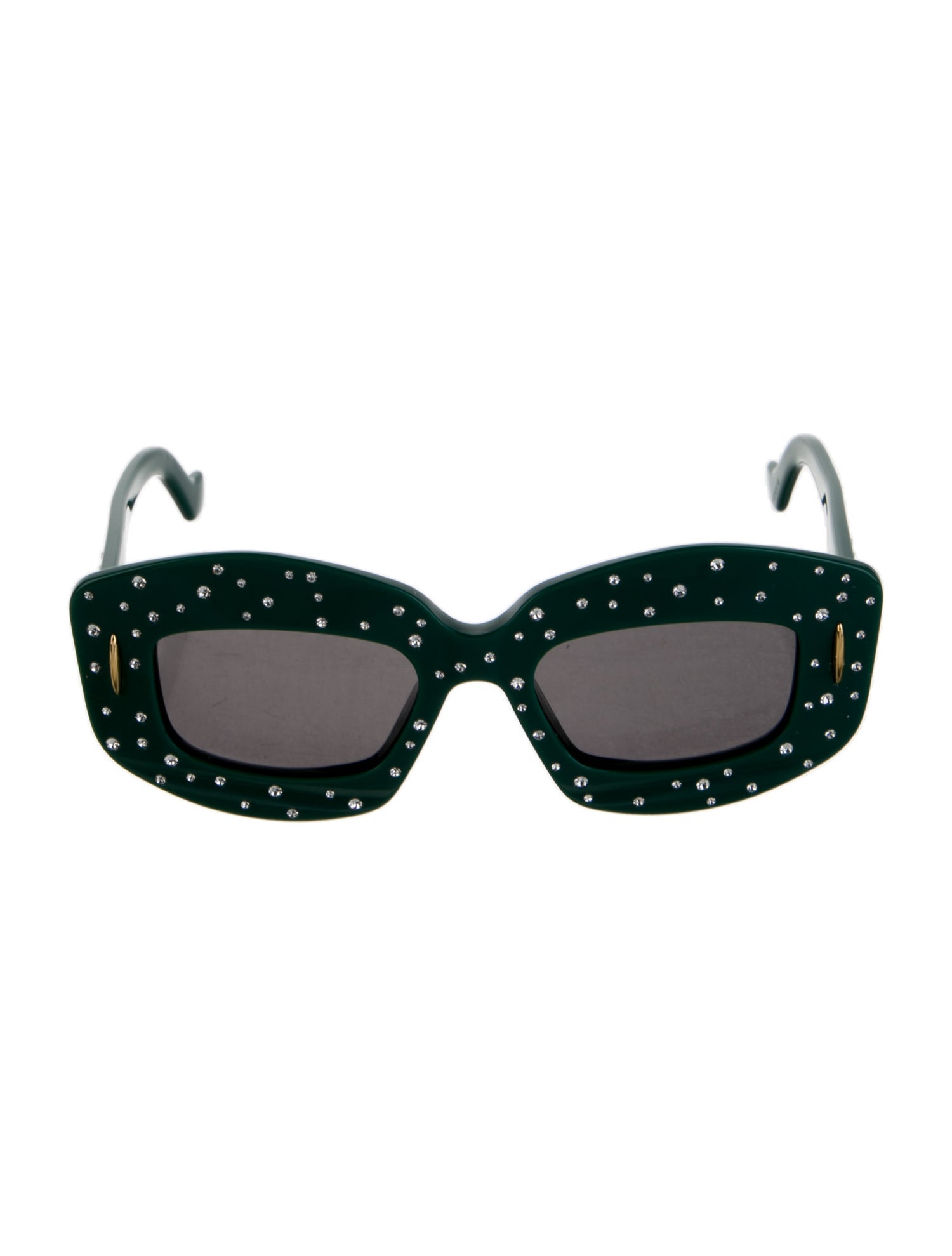 Loewe Pave' Screen Anagram Oversize Sunglasses