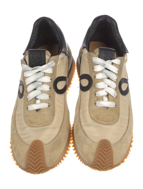 Loewe Suede Printed Athletic Sneakers