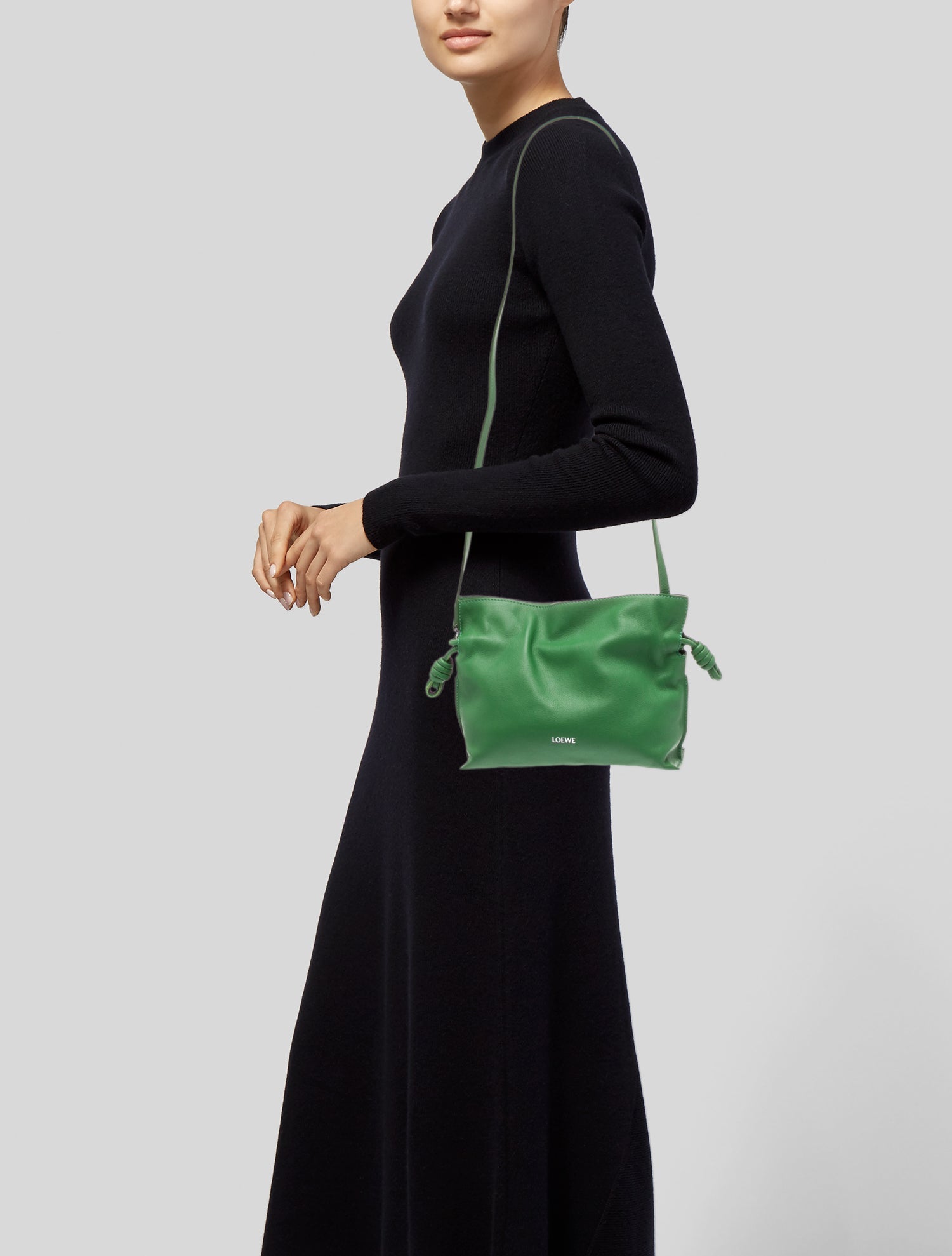 Loewe x Suna Fujita Leather Flamenco Knot Mini 2024