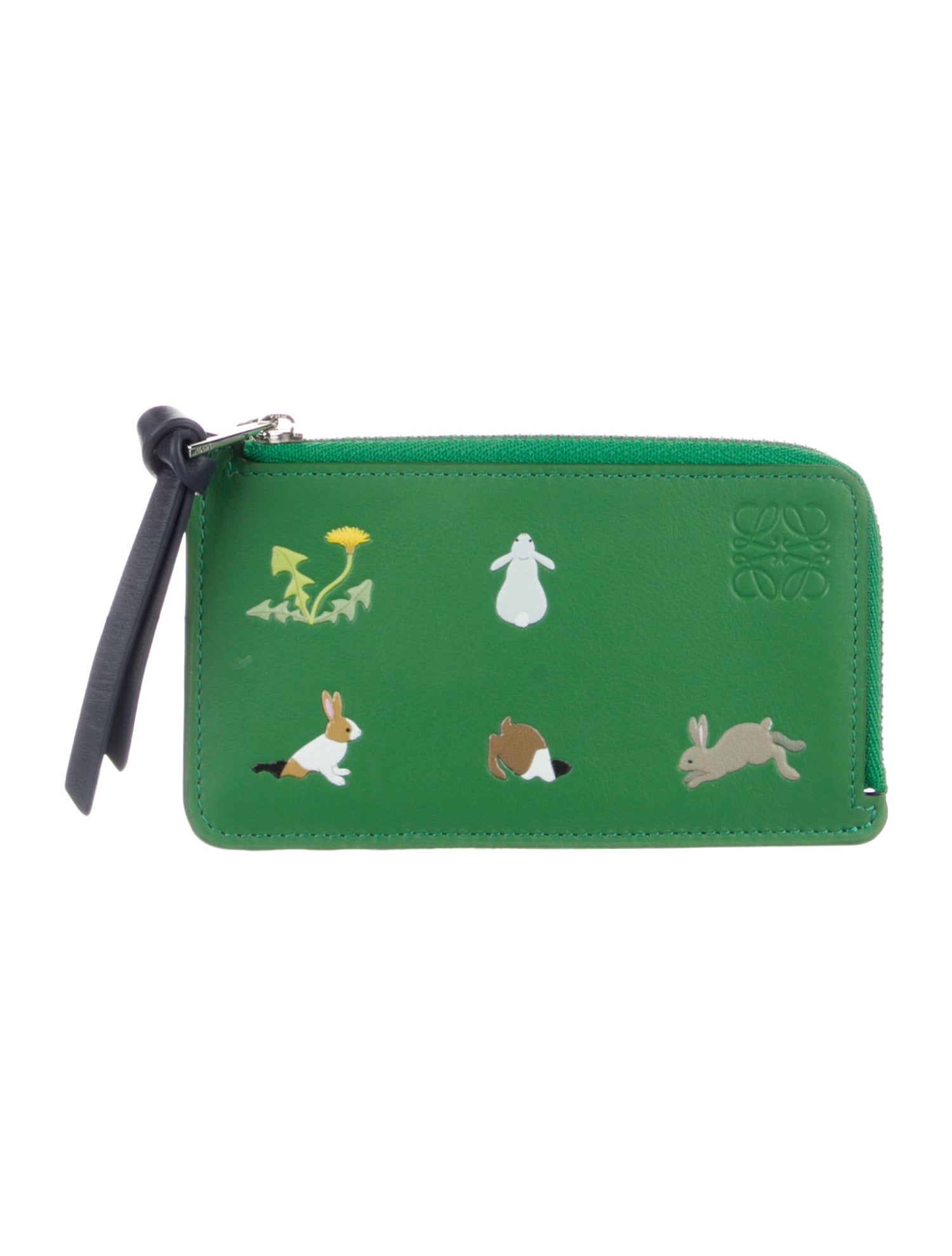 Loewe Leather Graphic Print Wallet