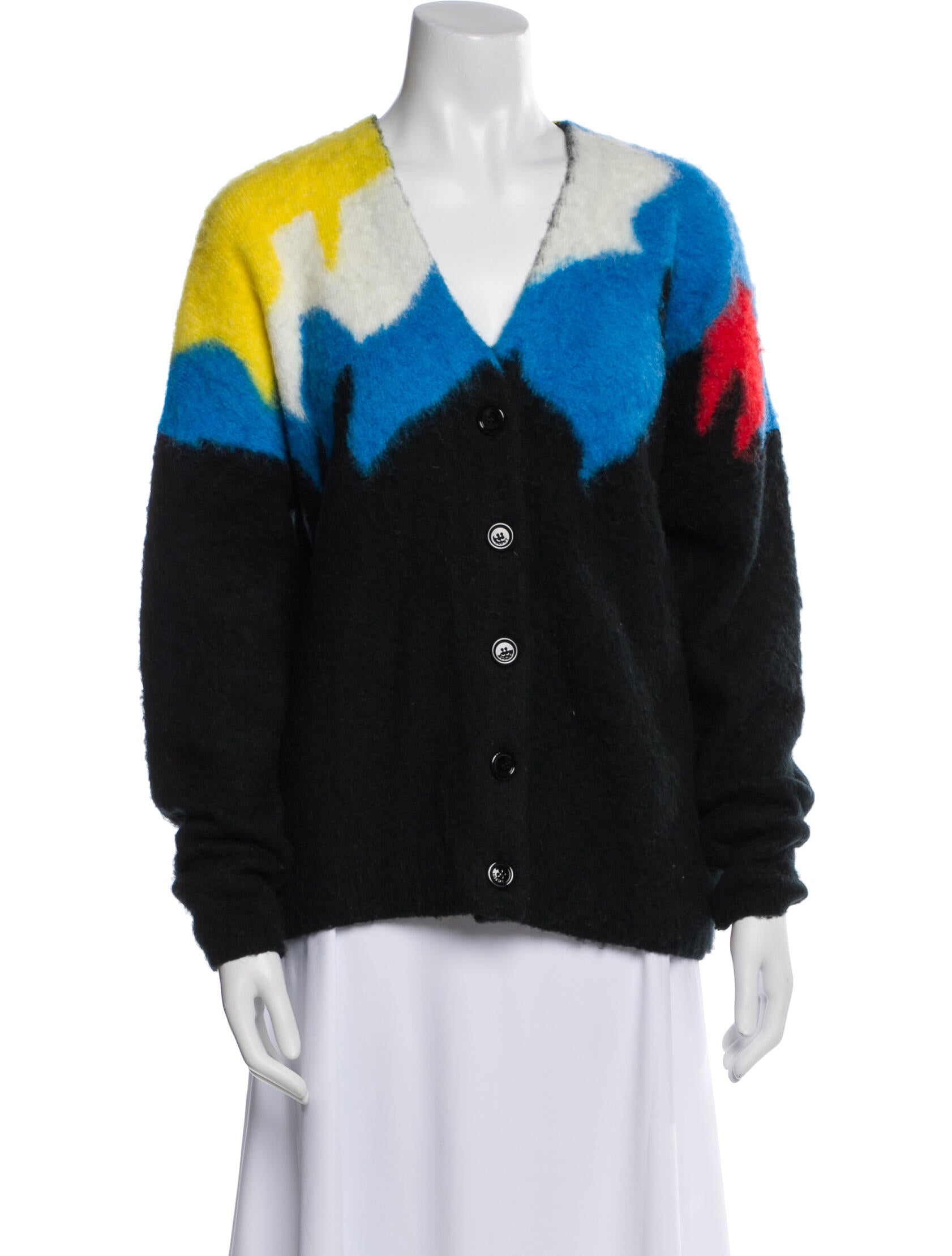 Loewe 2021 Colorblock Pattern Sweater