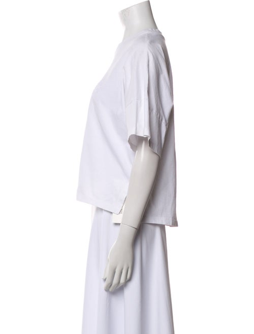 Loewe Crew Neck Short Sleeve Crop Top