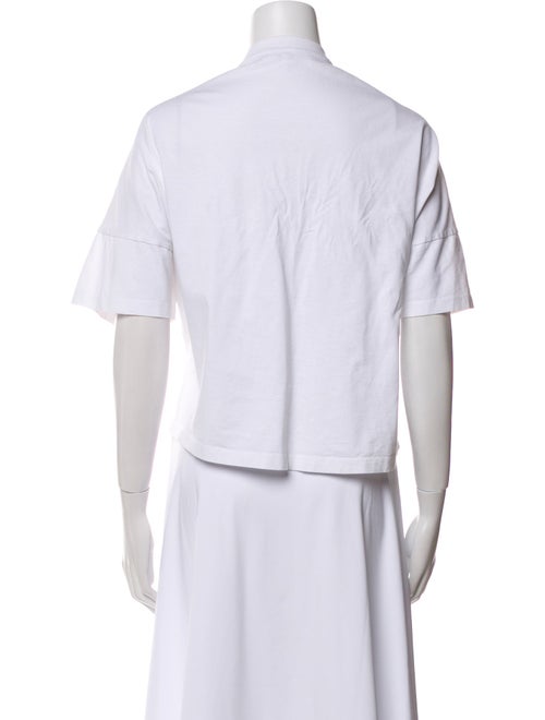 Loewe Crew Neck Short Sleeve Crop Top