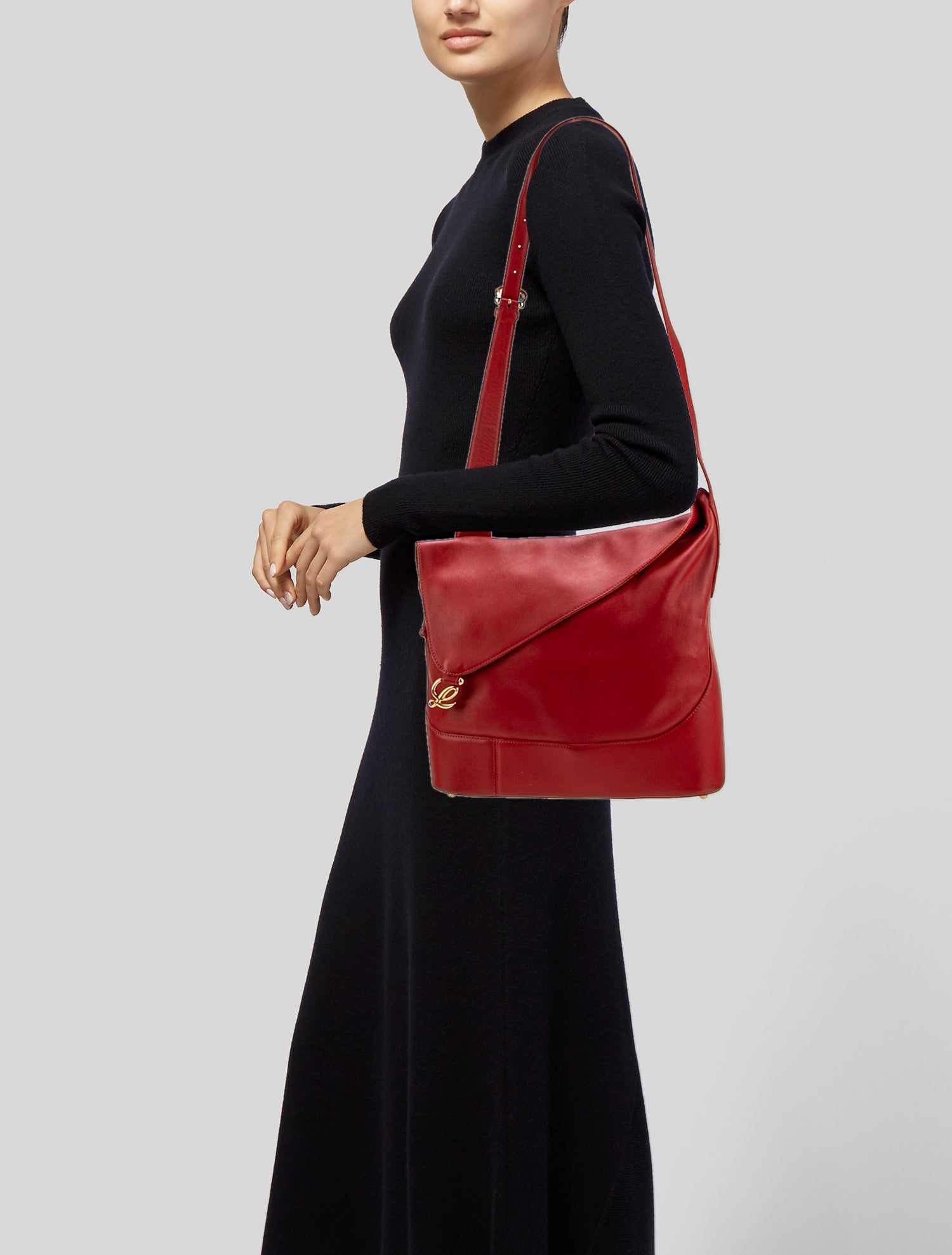 Loewe Leather Messenger Bag