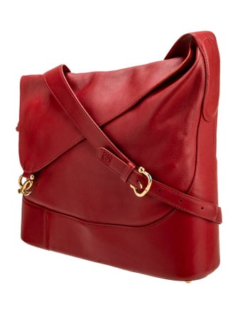 Loewe Leather Messenger Bag