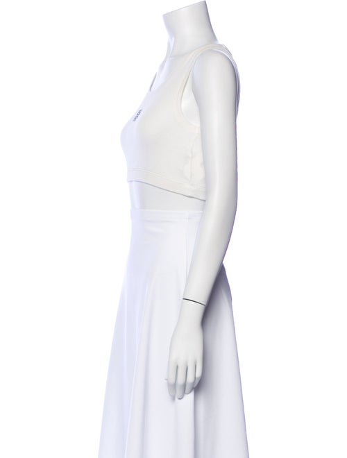 Loewe Scoop Neck Sleeveless Crop Top