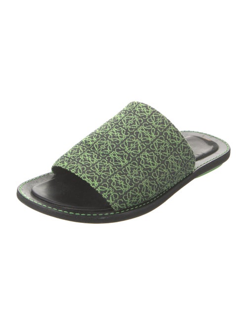 Loewe Leather Printed Slides