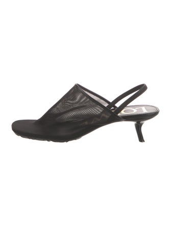 Loewe Mesh Slingback Pumps
