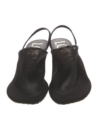 Loewe Mesh Slingback Pumps