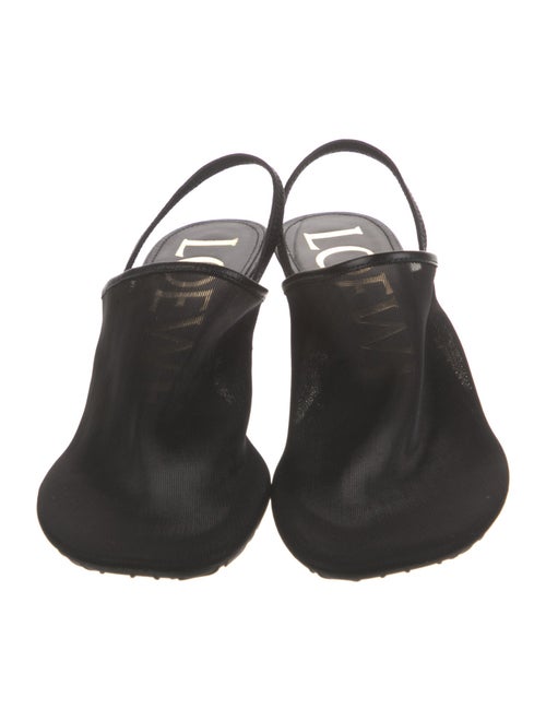 Loewe Mesh Slingback Pumps