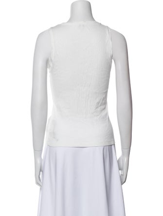 Loewe Graphic Print Scoop Neck Top