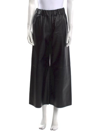 Loewe Leather Wide Leg Pants