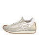 Loewe Suede Colorblock Pattern Sneakers