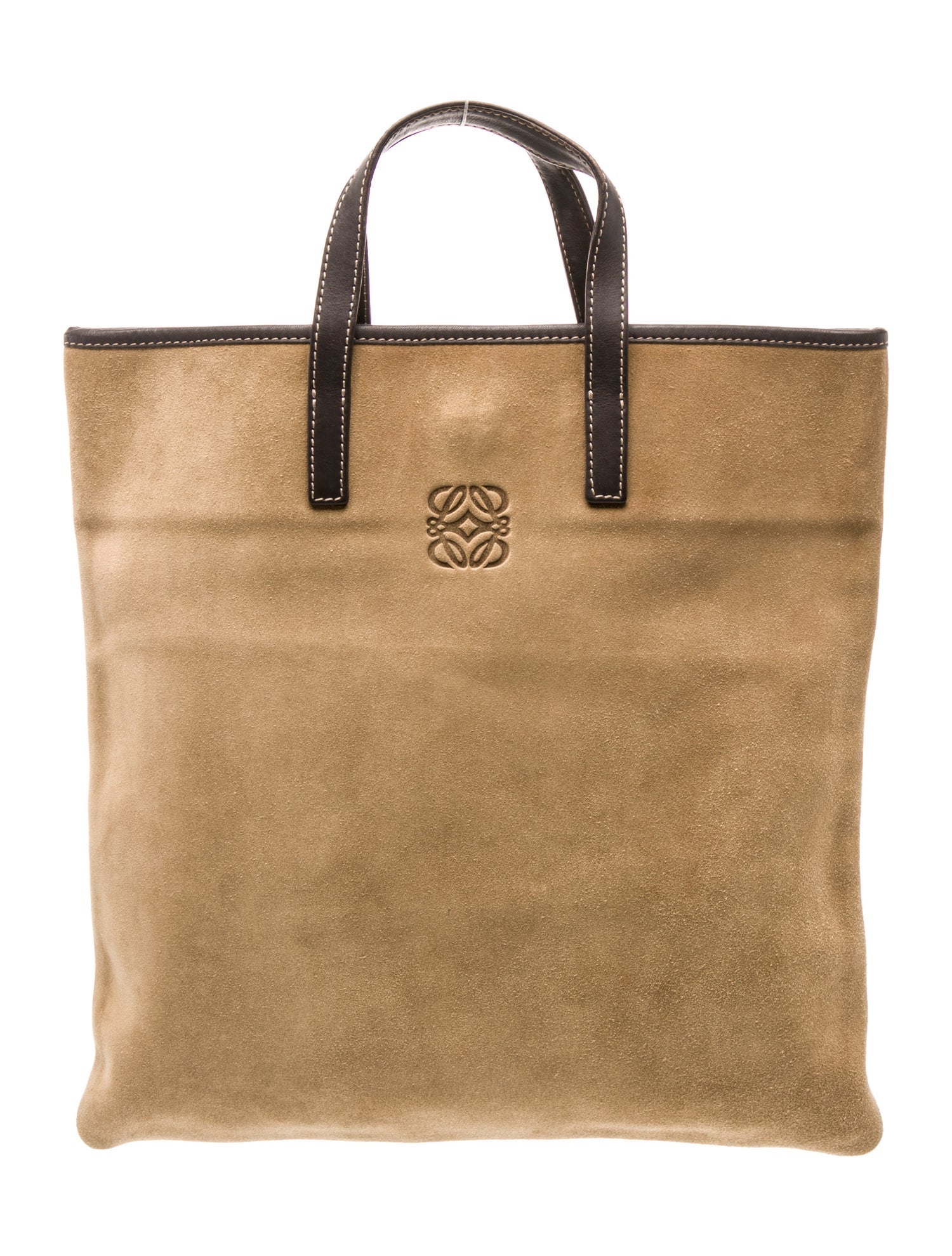 Loewe Suede Top Handle Bag